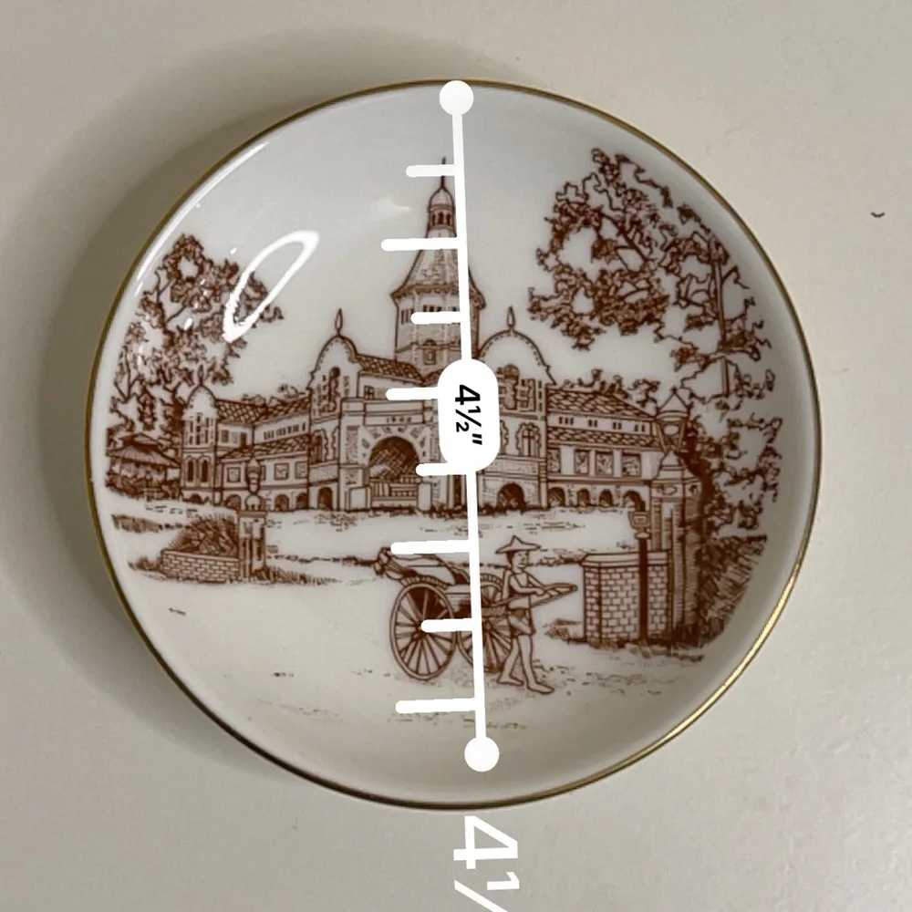Royal Doulton Singapore Goodwood Park Hotel Trinket Plate w/ Box